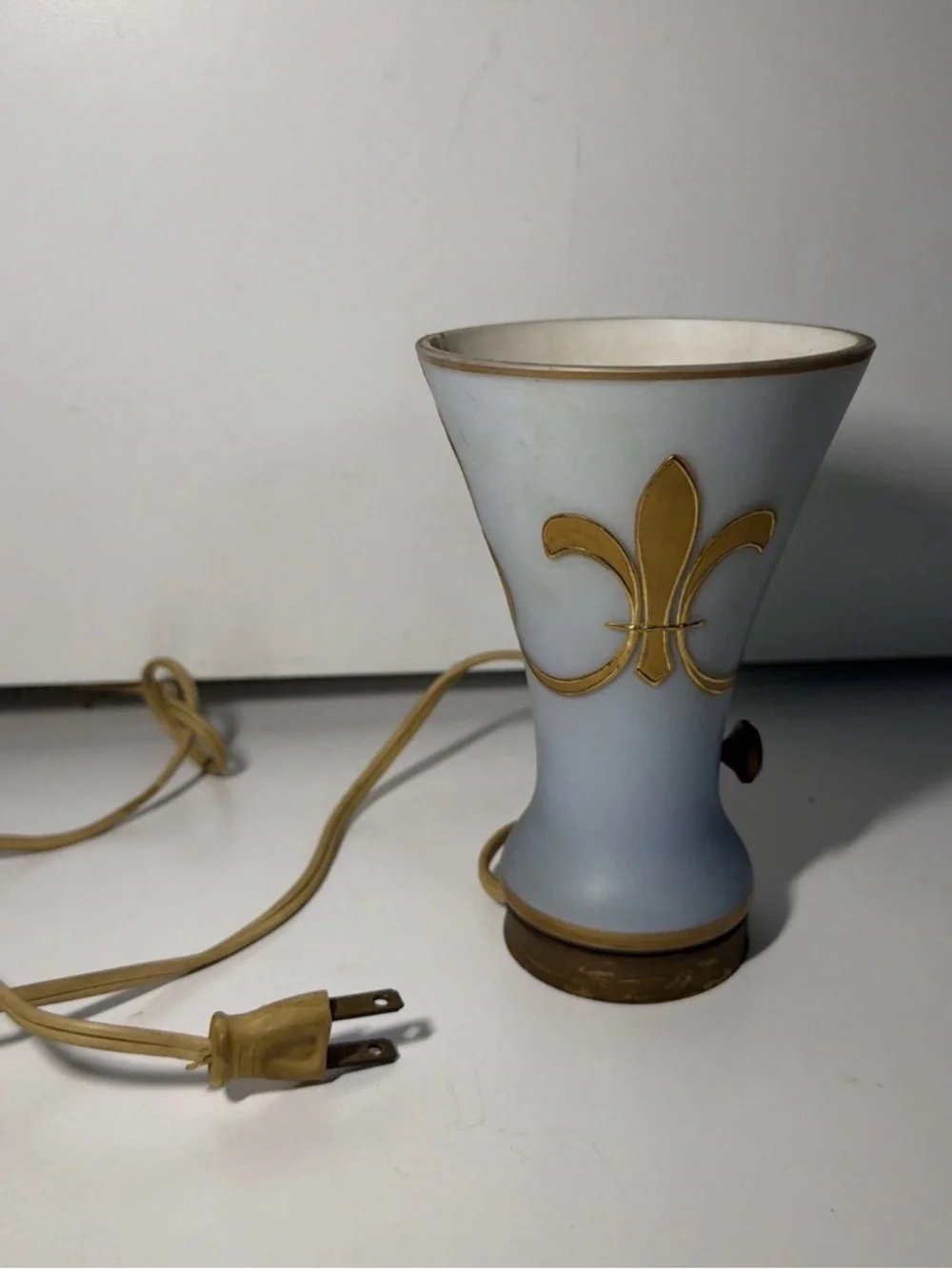 Decorative Blue and Gold Accent Lamp - Home Accents